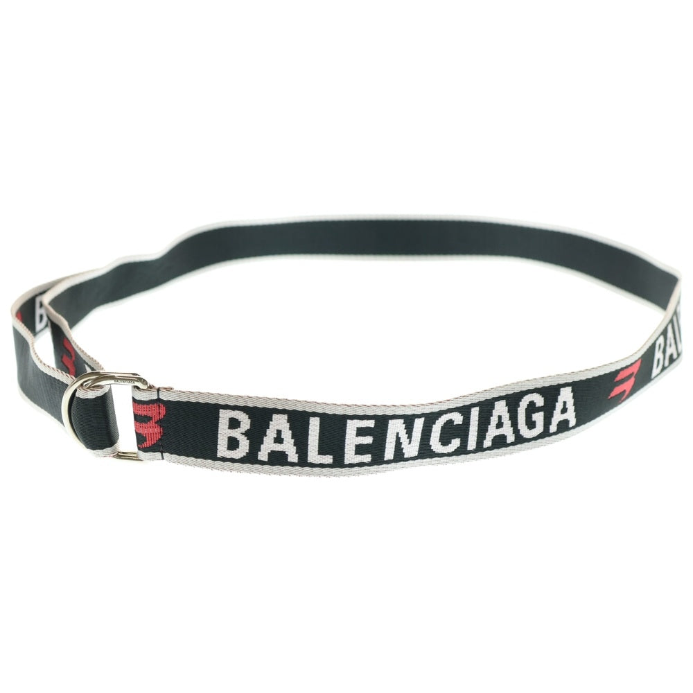 BALENCIAGA(バレンシアガ) Dリングロゴベルト ブラック 703137