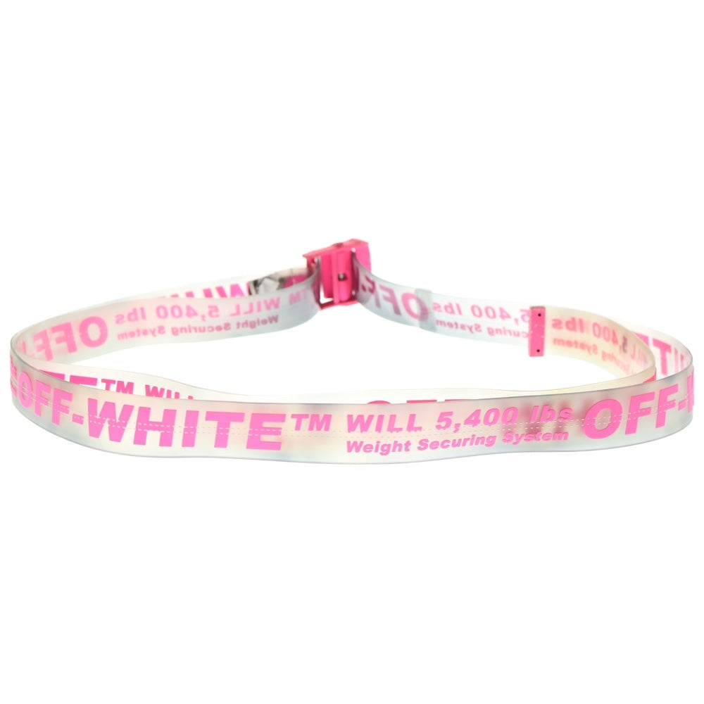OFF-WHITE(オフホワイト) INDUSTRIAL BELT インダストリアルベルト クリア ピンク