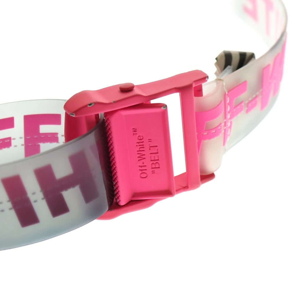 OFF-WHITE(オフホワイト) INDUSTRIAL BELT インダストリアルベルト クリア ピンク