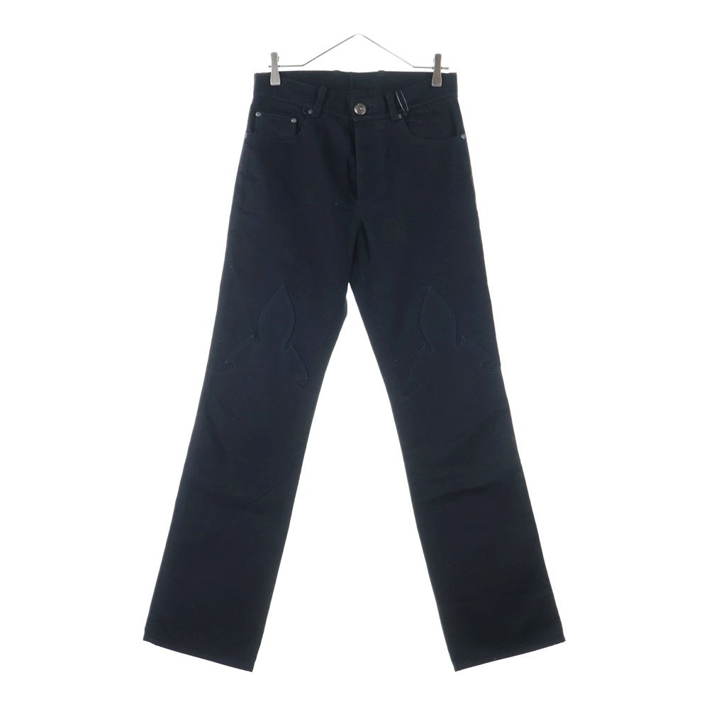 CHROME HEARTS(クロムハーツ) OLD FLEURKNEE DNM PANTS オールド 旧型フレアニーデニムパンツ ブラック
