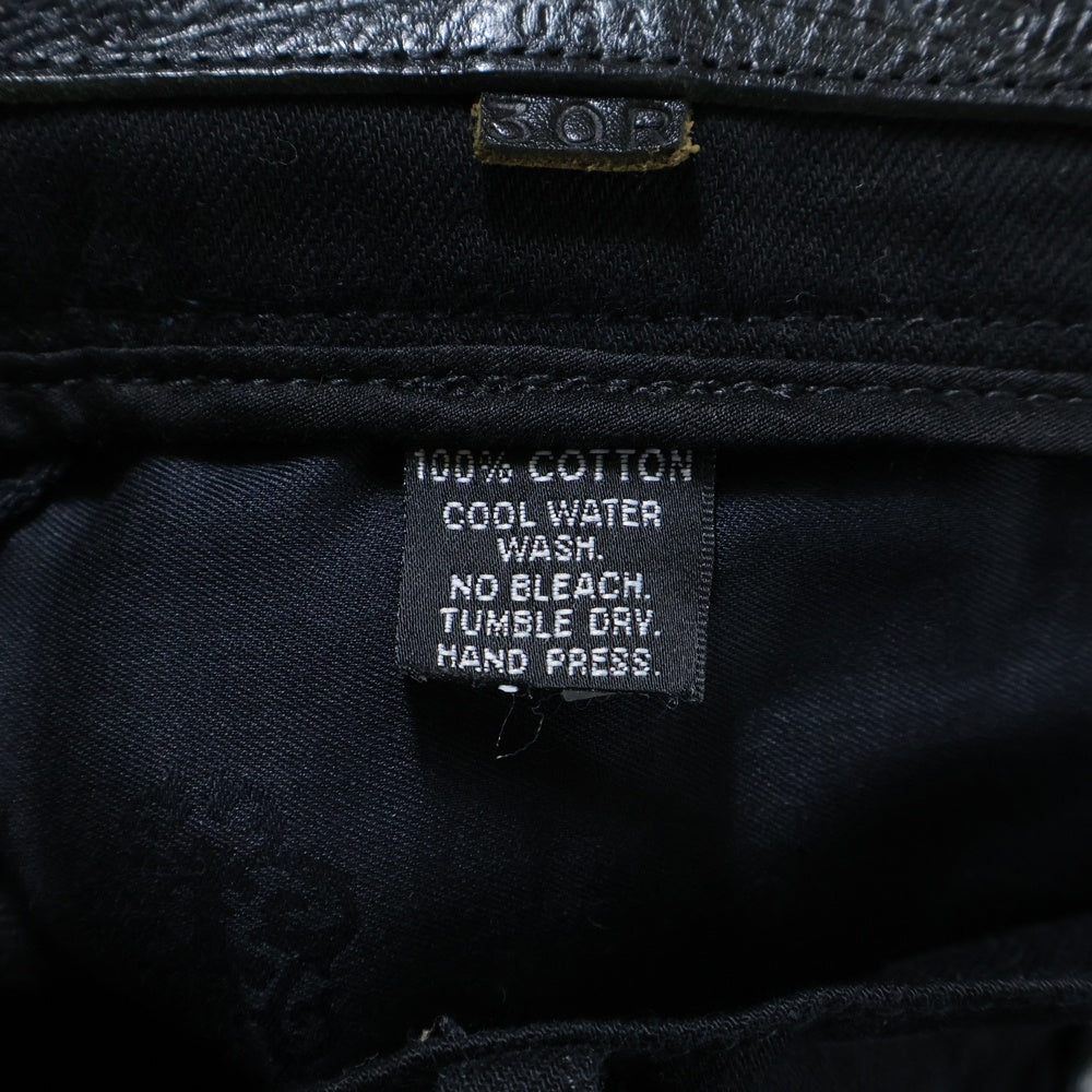CHROME HEARTS(クロムハーツ) OLD FLEURKNEE DNM PANTS オールド 旧型フレアニーデニムパンツ ブラック