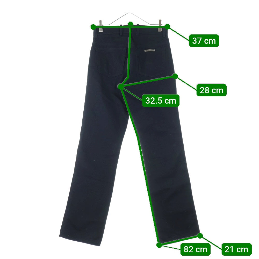 CHROME HEARTS(クロムハーツ) OLD FLEURKNEE DNM PANTS オールド 旧型フレアニーデニムパンツ ブラック