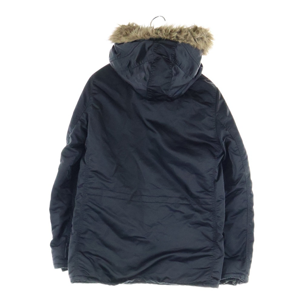 HYSTERIC GLAMOUR(ヒステリックグラマー) N3Bタイプ ファー付きフライトジャケット 0204AC01 ブラック