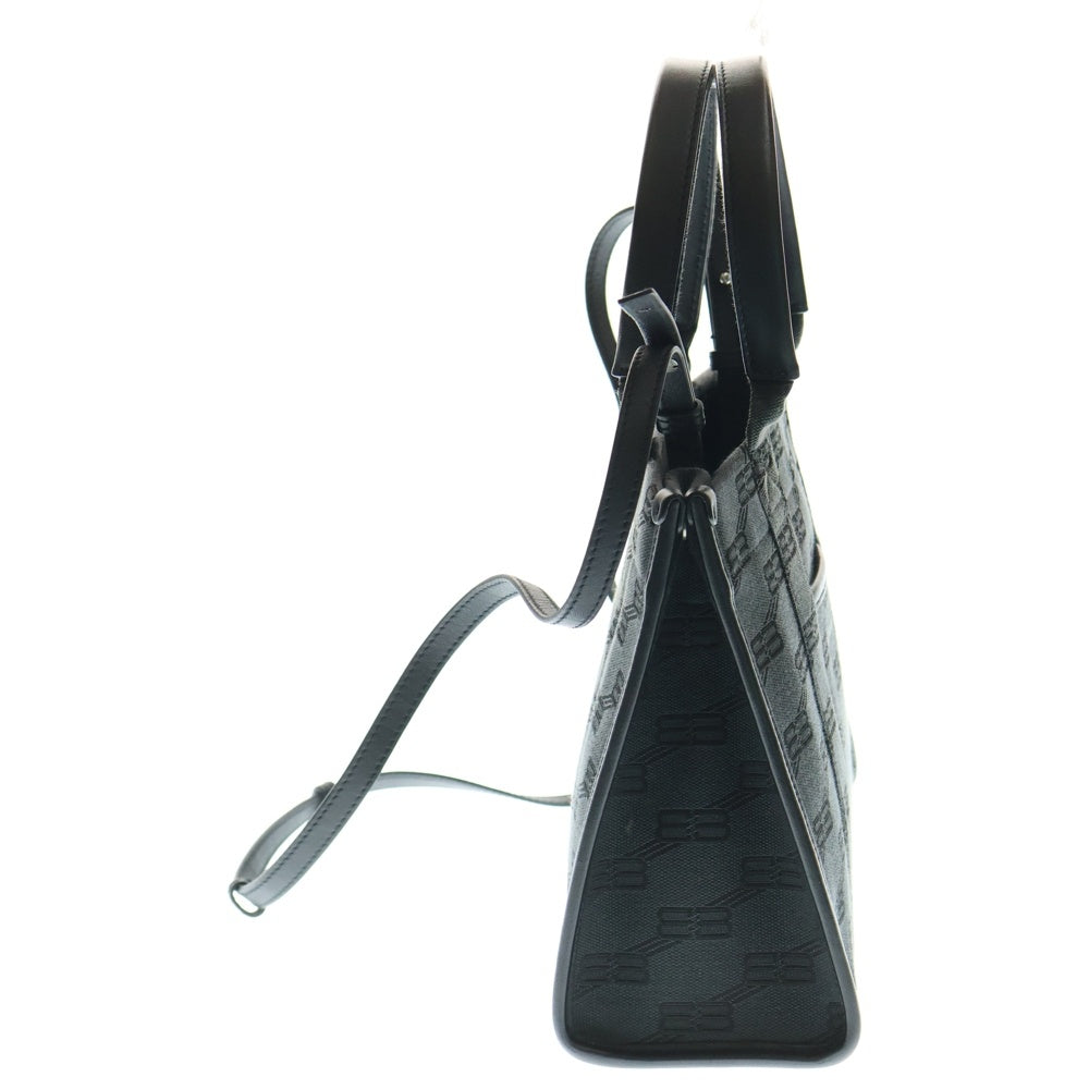 BALENCIAGA(バレンシアガ) BBモノグラム ハードウェア S 2WAYショルダーバッグ 714187 ブラック