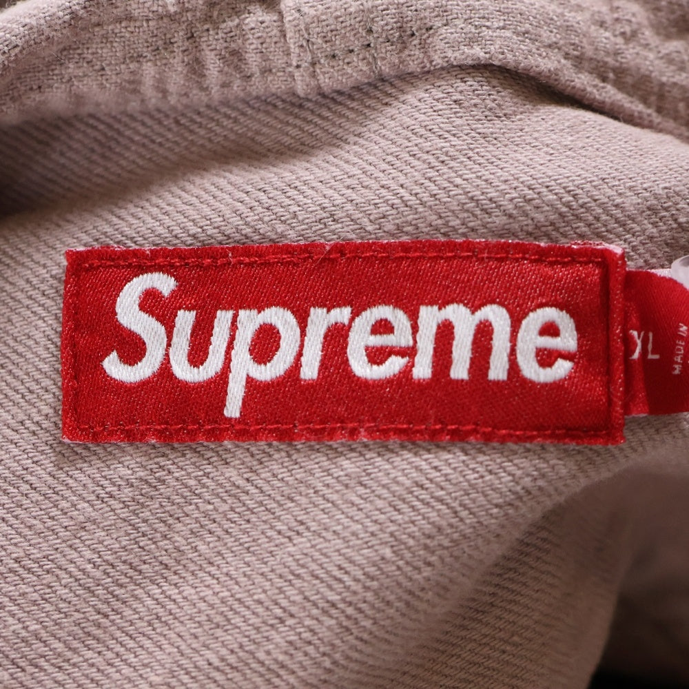 SUPREME(シュプリーム) 25SS Hooded Denim Shirt フーデッドデニムシャツ ピンク