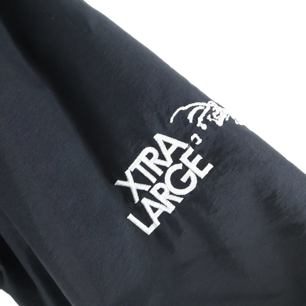 X-LARGE(エクストララージ) フロントロゴ リバーシブル ジップアップジャケット ブラック/グレー/レッド 0123512