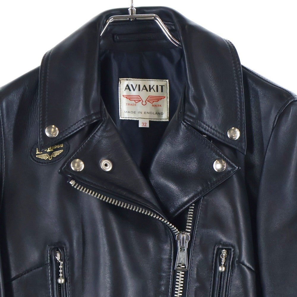Lewis Leathers(ルイスレザー) Lightning Leather Jacket ライトニング ダブルライダースジャケット レザージャケット ブラック