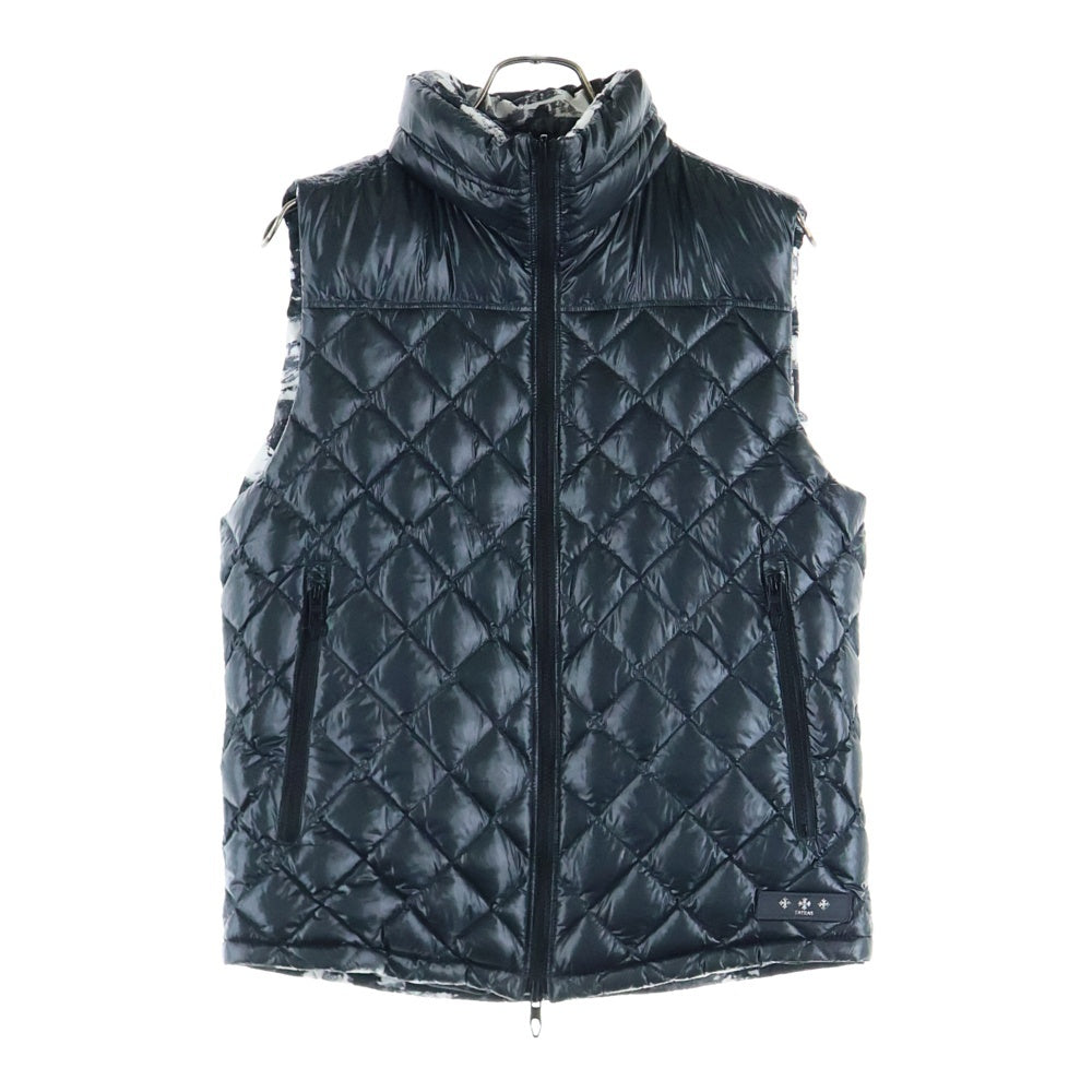 TATRAS(タトラス) 20AW GORO Down Vest MTAT20A4712‐D ゴロ カモ 迷彩 リバーピーブル ダウンベスト ブラック/ホワイト