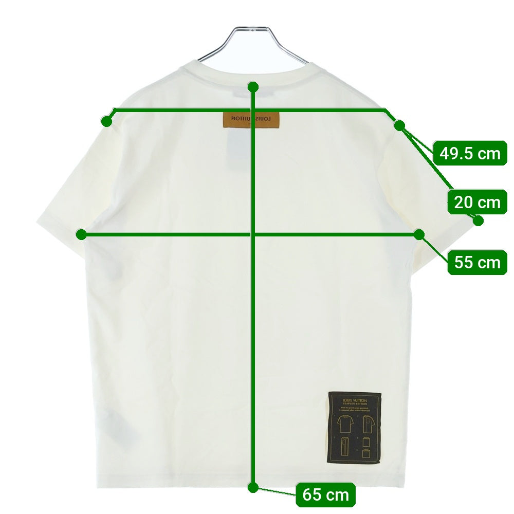 LOUIS VUITTON(ルイヴィトン) 24AW インサイドアウト半袖Tシャツ RM242Q JYN HIY47W ホワイト