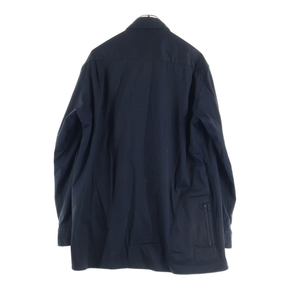 Y-3(ワイスリー) Zip Up Long Coat AE7002 ジップアップ ロングコート ブラック