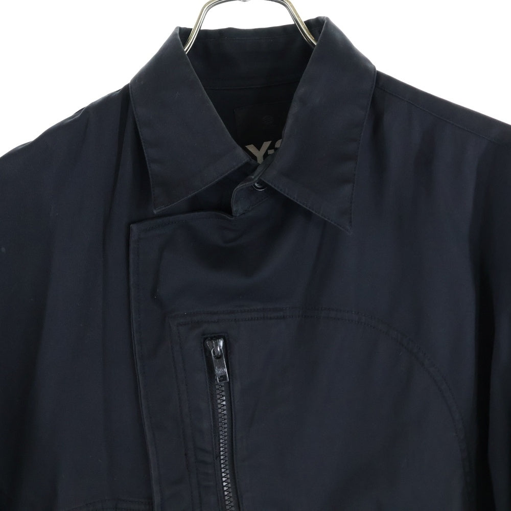 Y-3(ワイスリー) Zip Up Long Coat AE7002 ジップアップ ロングコート ブラック
