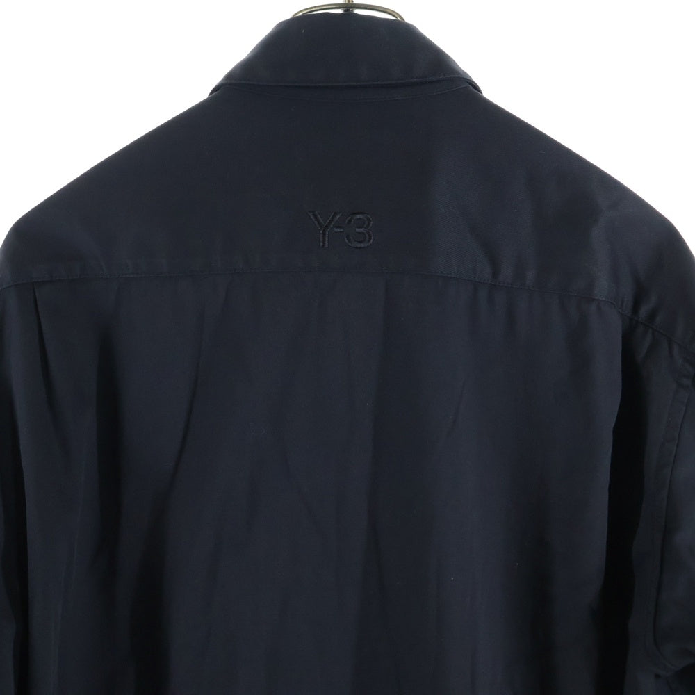 Y-3(ワイスリー) Zip Up Long Coat AE7002 ジップアップ ロングコート ブラック