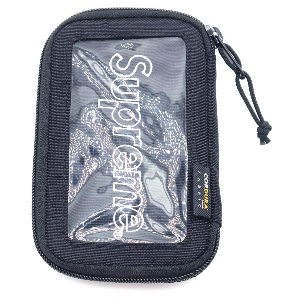 SUPREME(シュプリーム) 19AW Small Zip Pouch スモール ジップ ポーチ スモールボックスロゴ ポーチ 小物入れ ブラック
