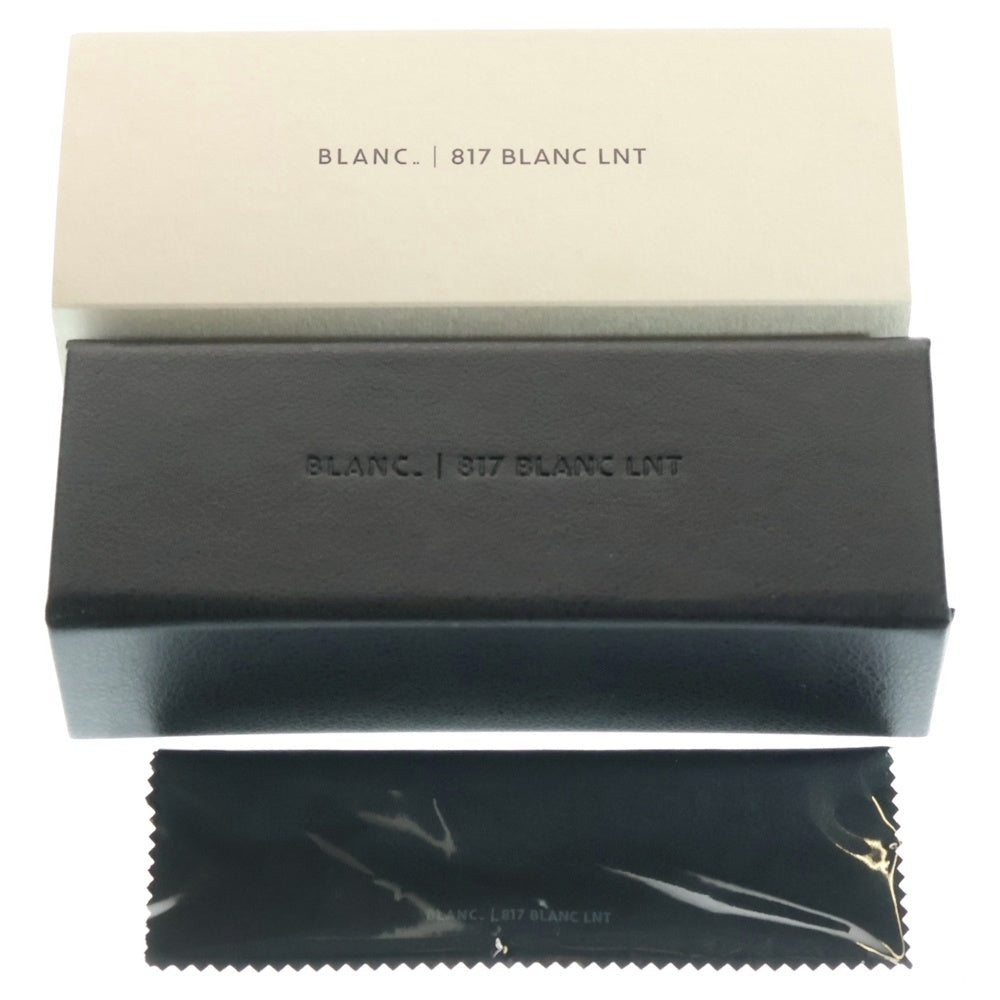 BLANC(ブランク) SM RHI Eyewear Sunglasses B0028 メタルスクエア サングラス カラーレンズ アイウェア 眼鏡 シルバー 47□23-142