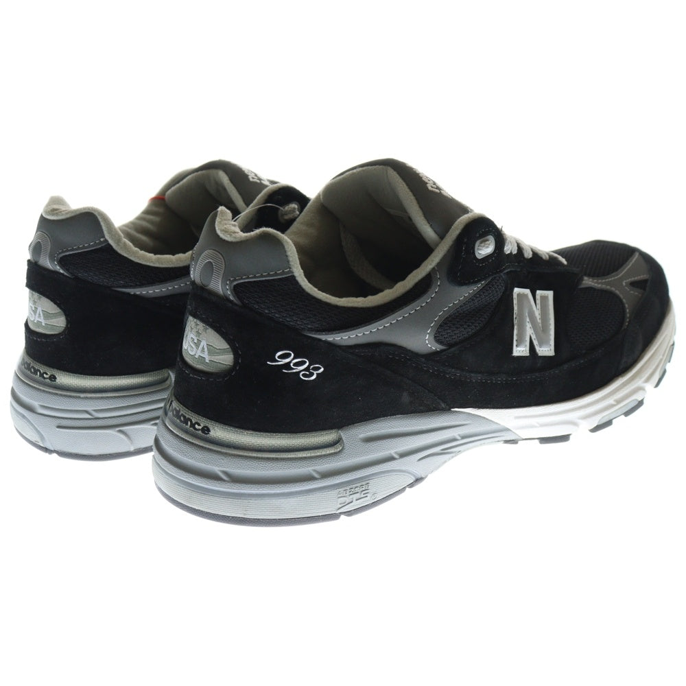 New Balance(ニューバランス) MR993BK Made in USA スエード メッシュローカットスニーカー ブラック US12/30cm