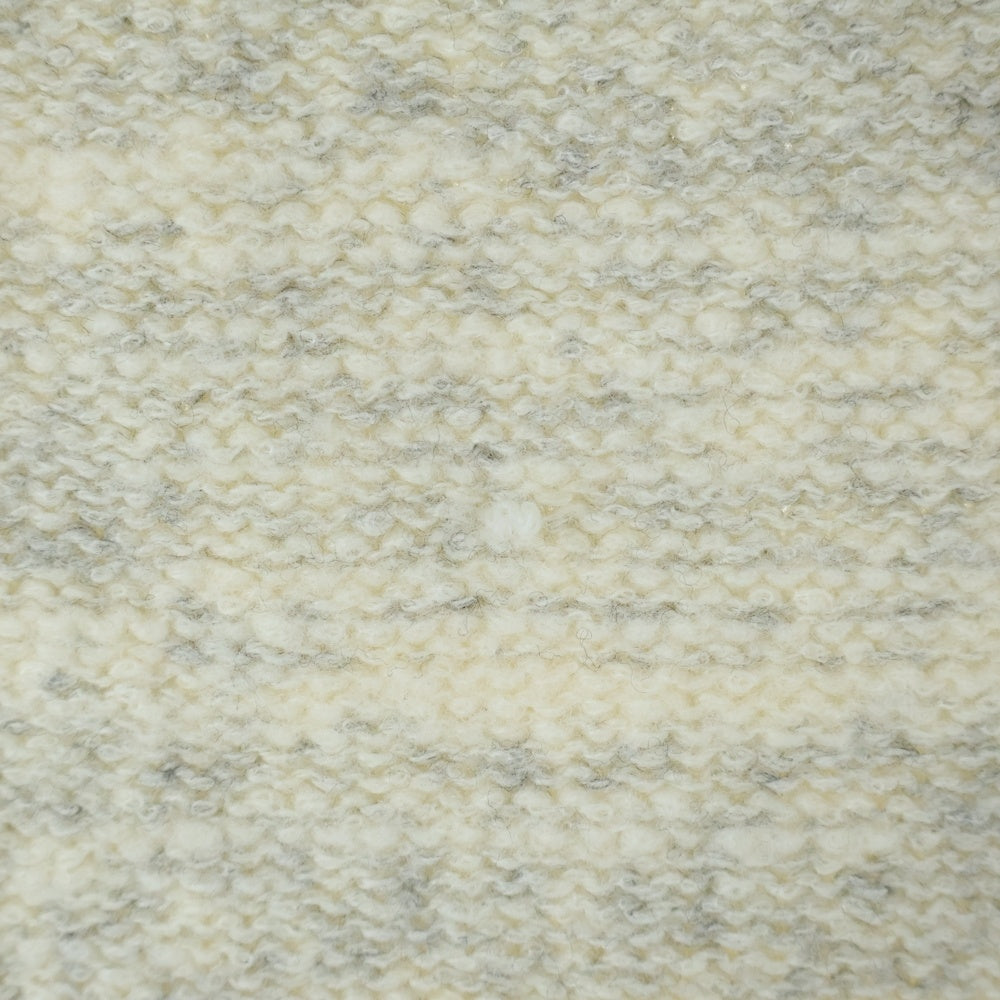 STONE ISLAND(ストーンアイランド) Wool Nylon Yarn Crewneck 7915532D3 V0097 ウール ナイロン クルーネック長袖ニットセーター アイボリー