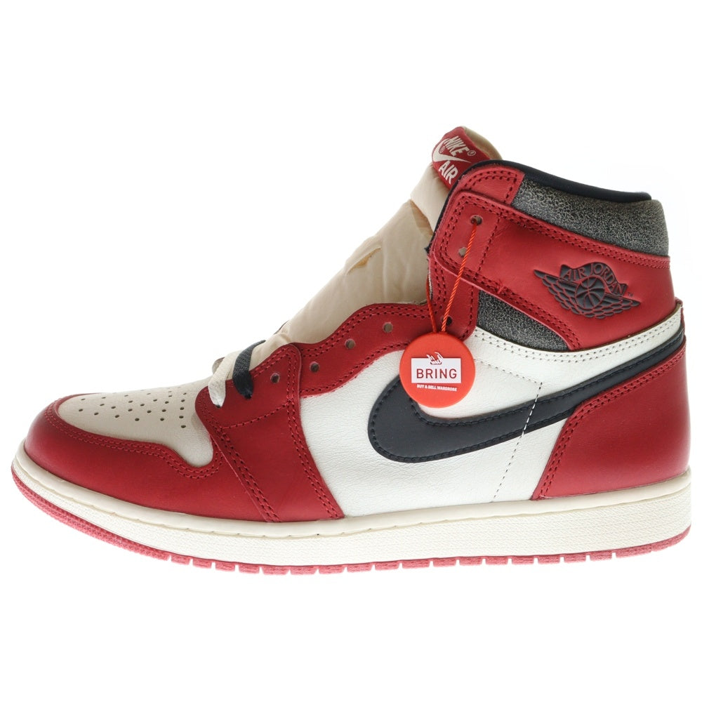 NIKE(ナイキ) AIR JORDAN 1 LOST&FOUND DZ5485-612 エアジョーダン1 ロスト&ファウンド シカゴ ハイカットスニーカー ホワイト/レッド US11/29cm