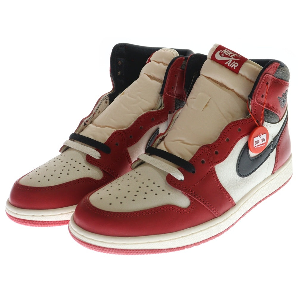 NIKE(ナイキ) AIR JORDAN 1 LOST&FOUND DZ5485-612 エアジョーダン1 ロスト&ファウンド シカゴ ハイカットスニーカー ホワイト/レッド US11/29cm
