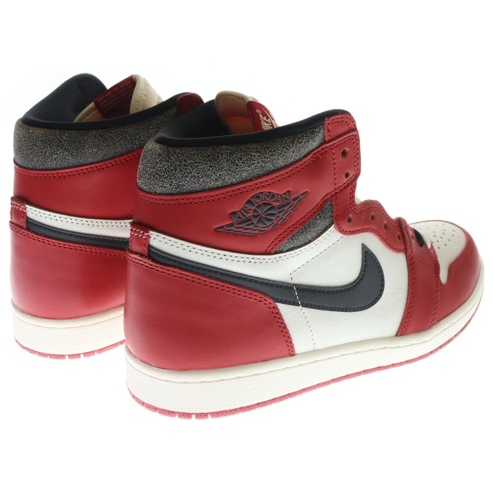 NIKE(ナイキ) AIR JORDAN 1 LOST&FOUND DZ5485-612 エアジョーダン1 ロスト&ファウンド シカゴ ハイカットスニーカー ホワイト/レッド US11/29cm