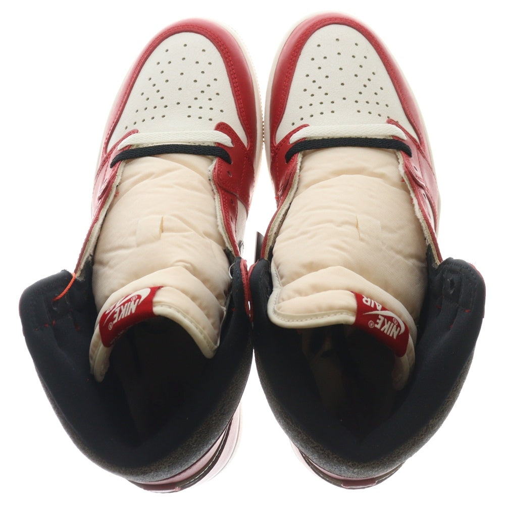 NIKE(ナイキ) AIR JORDAN 1 LOST&FOUND DZ5485-612 エアジョーダン1 ロスト&ファウンド シカゴ ハイカットスニーカー ホワイト/レッド US11/29cm