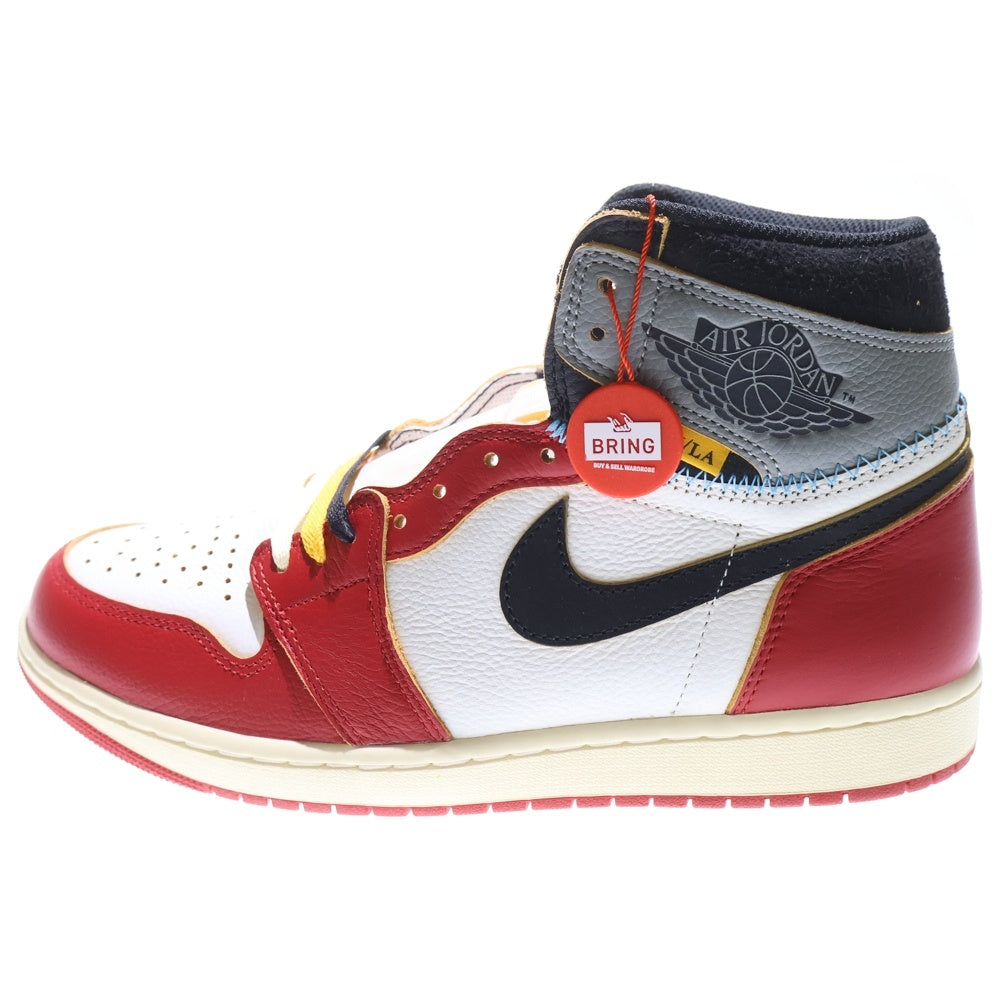 NIKE(ナイキ) ×UNION AIR JORDAN 1 RETRO HIGH OG Chicago HV8563-600 ユニオン エアジョーダン1 ハイ ハイカットスニーカー シカゴ レッド/ホワイト US10.5/28.5cm