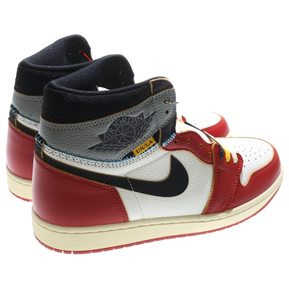 NIKE(ナイキ) ×UNION AIR JORDAN 1 RETRO HIGH OG Chicago HV8563-600 ユニオン エアジョーダン1 ハイ ハイカットスニーカー シカゴ レッド/ホワイト US10.5/28.5cm