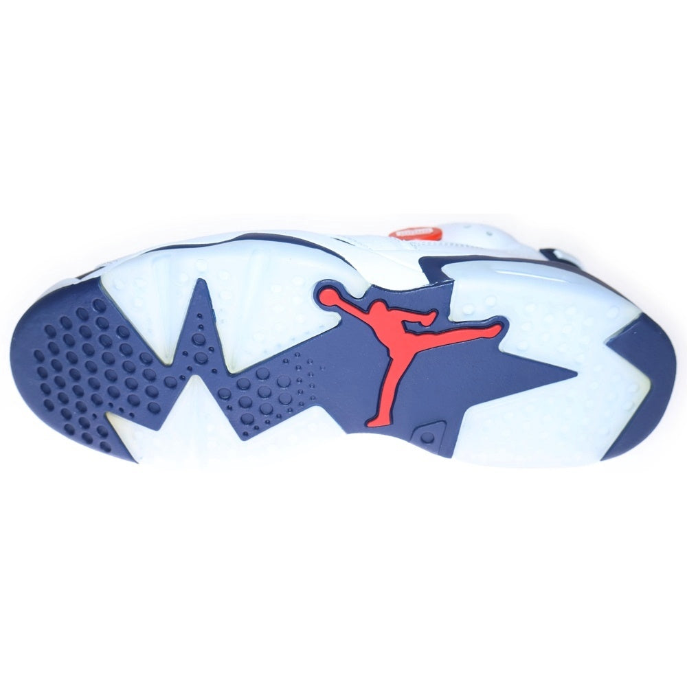 NIKE(ナイキ) AIR JORDAN 6 RETRO WHITE AND MIDNIGHT NAVY CT8529-164 エアジョーダン6 レトロ ハイカットスニーカー シューズ ネイビー US10/28cm