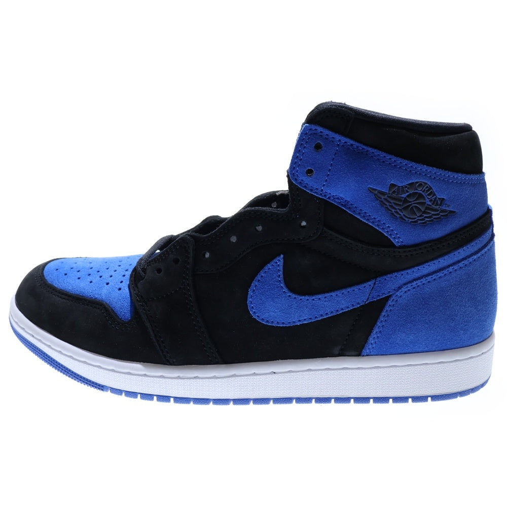 NIKE(ナイキ) AIR JORDAN1 RETRO HIGH OG ROYAL REIMAGINED DZ5485-042 エアジョーダン1 レトロ ロイヤル リイマジンド ハイカットスニーカー ブルー/ブラック US10.5/28.5cm