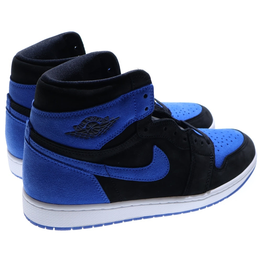 NIKE(ナイキ) AIR JORDAN1 RETRO HIGH OG ROYAL REIMAGINED DZ5485-042 エアジョーダン1 レトロ ロイヤル リイマジンド ハイカットスニーカー ブルー/ブラック US10.5/28.5cm