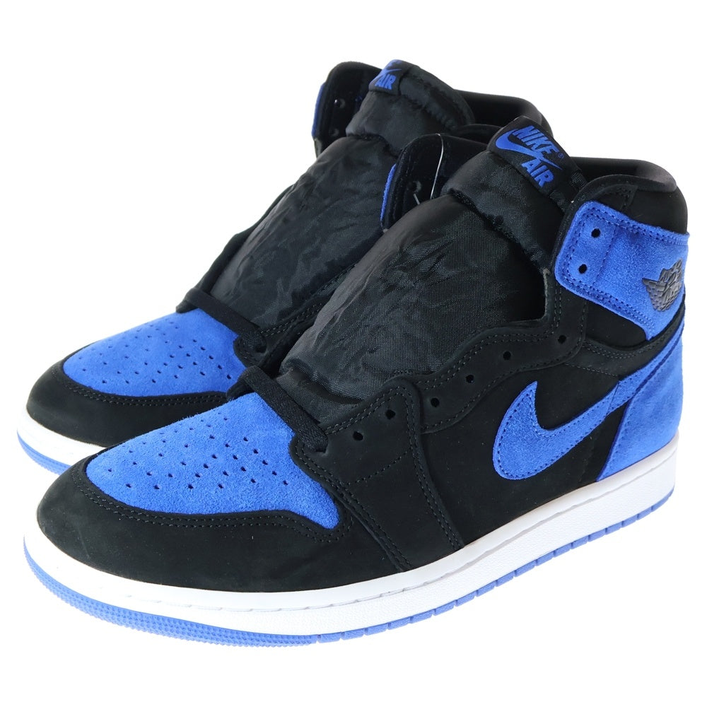 NIKE(ナイキ) AIR JORDAN1 RETRO HIGH OG ROYAL REIMAGINED DZ5485-042 エアジョーダン1 レトロ ロイヤル リイマジンド ハイカットスニーカー ブルー/ブラック US10.5/28.5cm