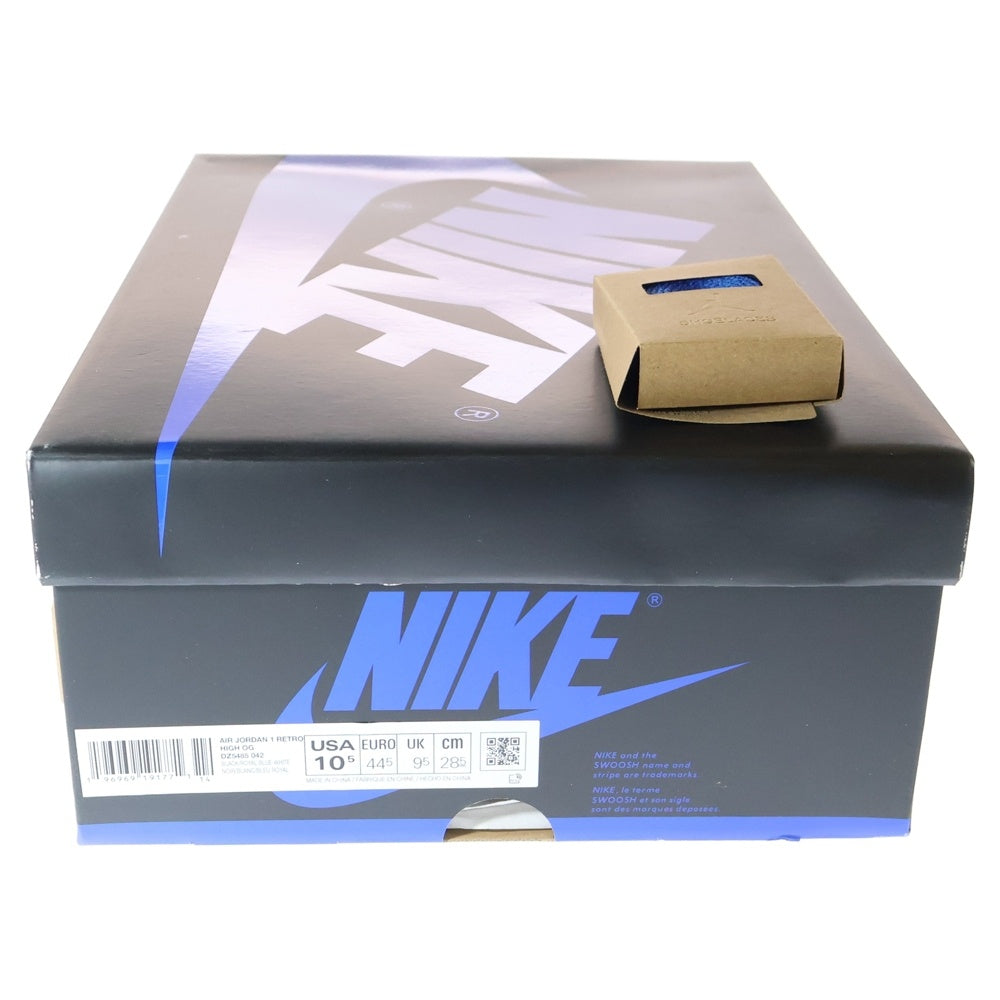 NIKE(ナイキ) AIR JORDAN1 RETRO HIGH OG ROYAL REIMAGINED DZ5485-042 エアジョーダン1 レトロ ロイヤル リイマジンド ハイカットスニーカー ブルー/ブラック US10.5/28.5cm