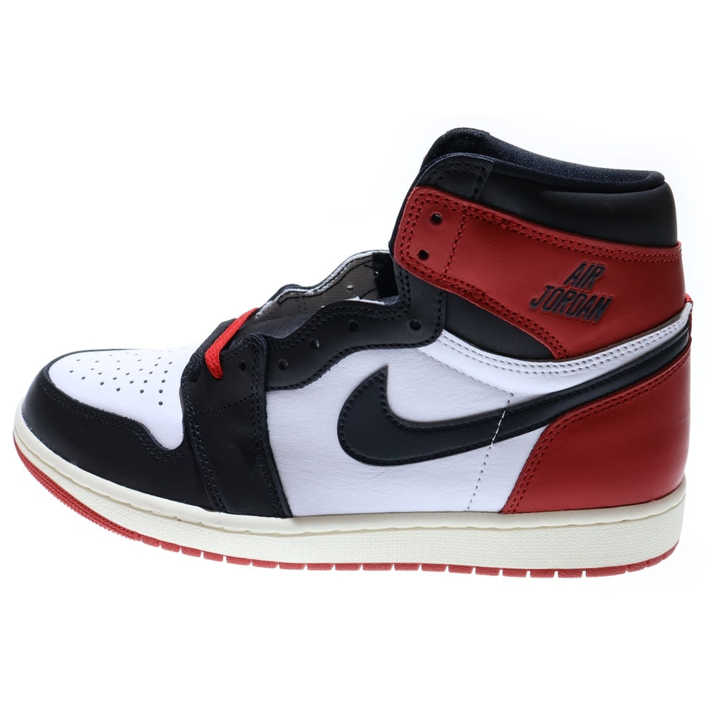 NIKE(ナイキ) AIR JORDAN1 RETRO HIGH OG DZ5485-106 エアジョーダン1 ブラックトゥリイマジンド つま黒 ハイカットスニーカー ブラック/ホワイト/レッド US10.5/28.5cm