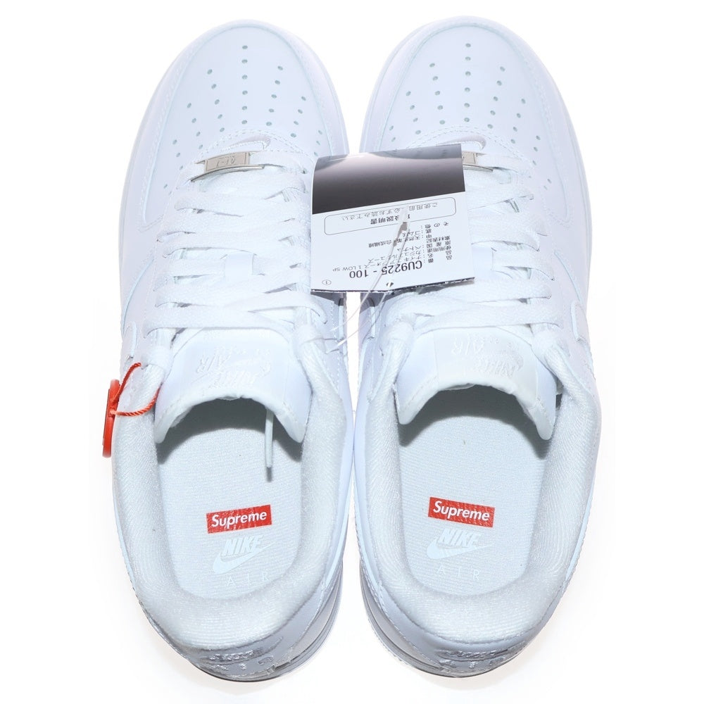 NIKE(ナイキ) ×SUPREME AIR FORCE 1 LOW CU9225-100 シュプリーム エア フォース 1 ローカットスニーカー ホワイト US7.5/25.5cm