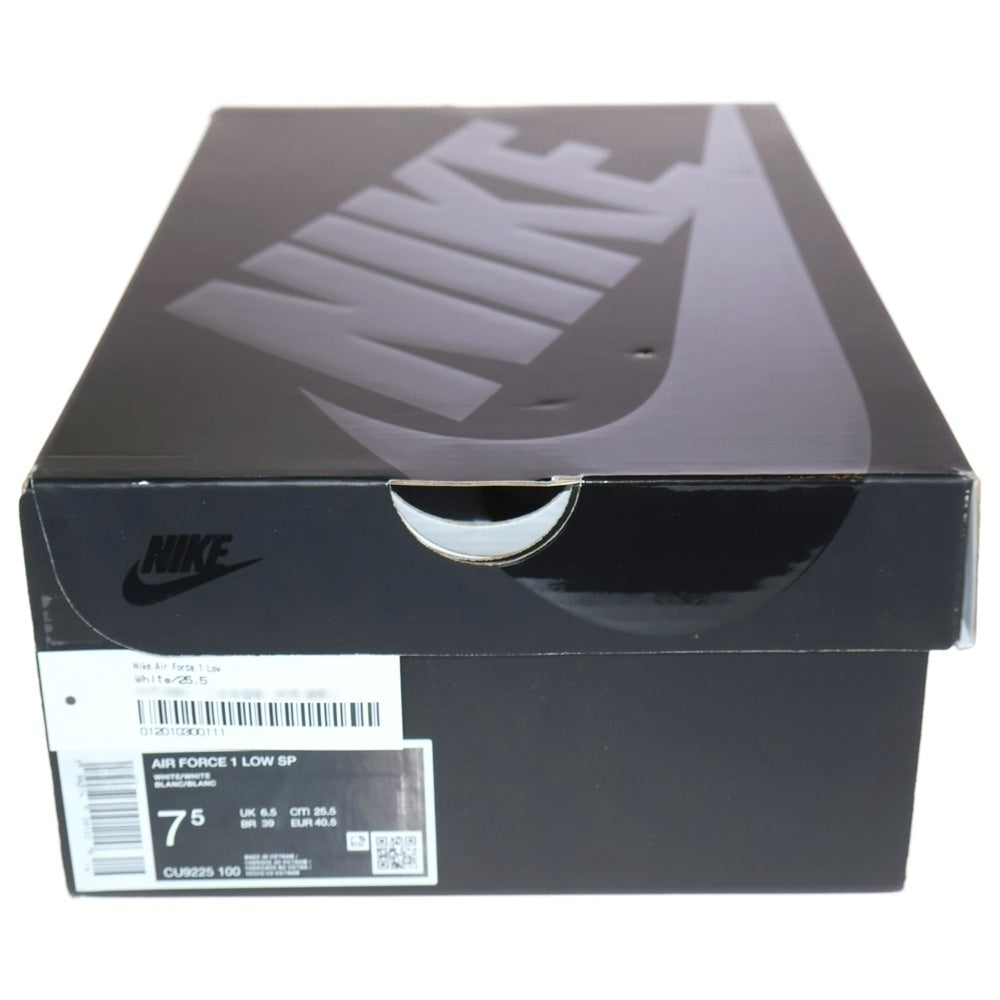 NIKE(ナイキ) ×SUPREME AIR FORCE 1 LOW CU9225-100 シュプリーム エア フォース 1 ローカットスニーカー ホワイト US7.5/25.5cm