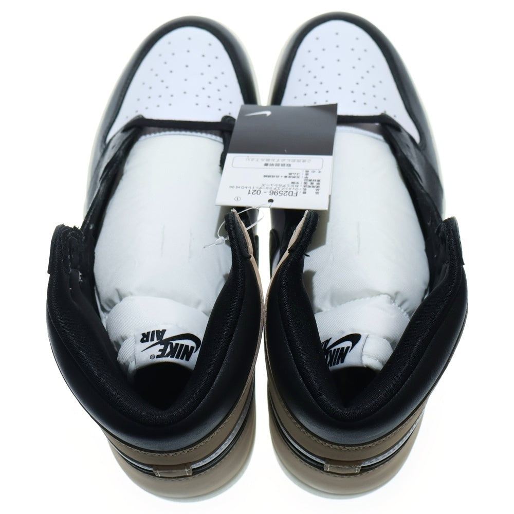 NIKE(ナイキ) WMNS AIR JORDAN 1 RETRO HIGH OG Latte FD2596-021 ウィメンズ エアジョーダン1 ラテ ハイカットスニーカー シューズ ホワイト/ベージュ US12/29cm