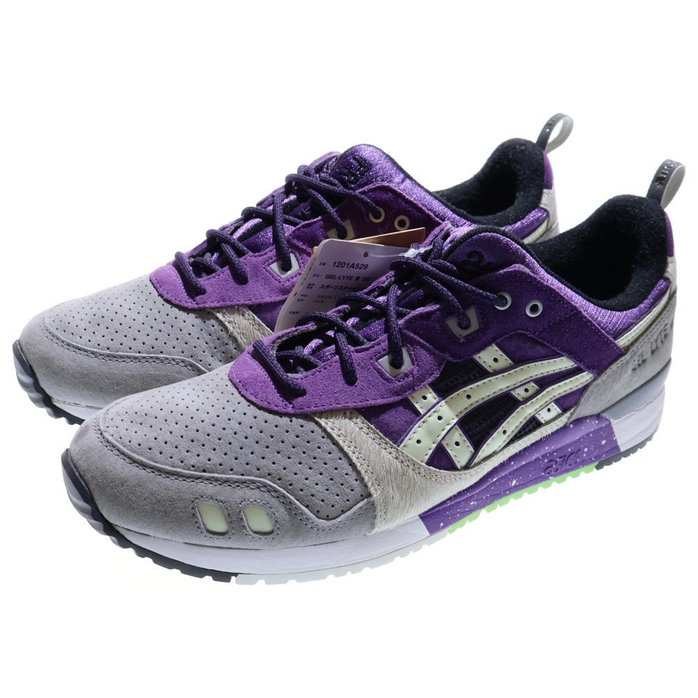 ASICS(アシックス) ×SNEAKER FREAKER ×ATMOS GEL-LYTE 3 OG 1201A529-020 スニーカー フリーカー アトモス ゲルライト ローカットスニーカー パープル US10/28cm