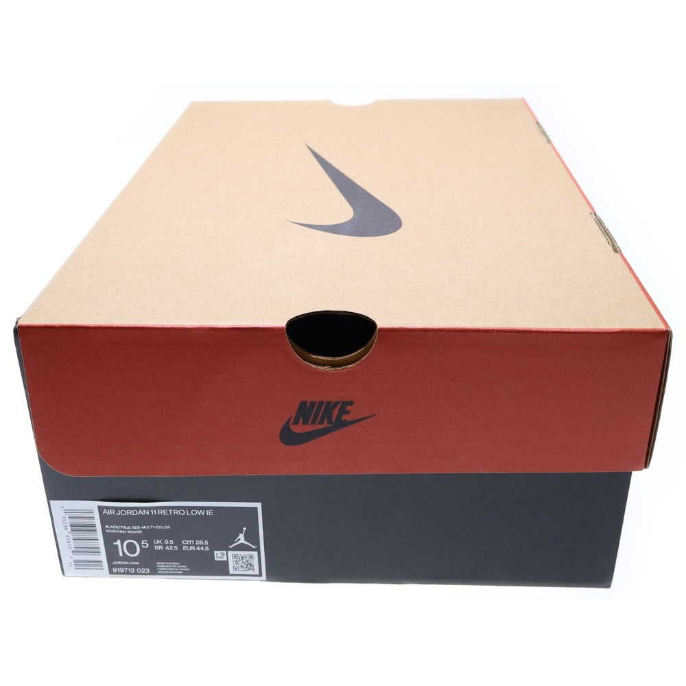 NIKE(ナイキ) AIR JORDAN 11 RETRO LOW IE 919712-023 エアジョーダン11 ローカットスニーカー ブラック/レッド US10.5/28.5cm