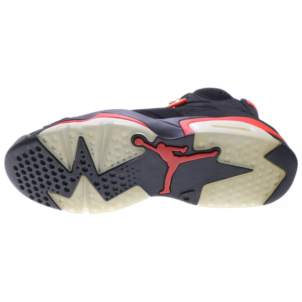 NIKE(ナイキ) AIR JORDAN 6 RETRO OG BLACK INFRARED 384664-060 エアジョーダン 6 ブラック インフラレッド ハイカットスニーカー ブラック/レッド US10/28cm