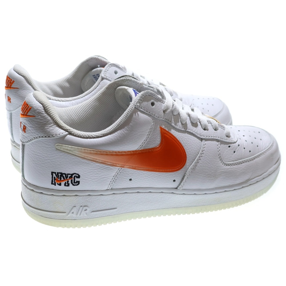 NIKE(ナイキ) ×KITH NYC 2020 AIR FORCE 1 LOW WHITE CZ7928-100 キス ニューヨーク 2020 エアフォース1 ローカットスニーカー ホワイト US10/28cm