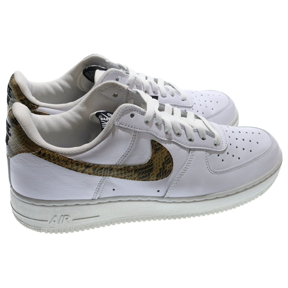 NIKE(ナイキ) AIR FORCE 1 LOW RETRO PRM QS Ivory Snake AO1635-100 エアフォース1 ロー レトロ アイボリースネーク ローカットスニーカー ホワイト US10/28.0cm