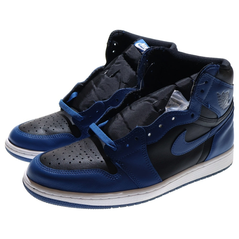 NIKE(ナイキ) AIR JORDAN 1 RETRO HIGH OG DARK MARINA BLUE 555088-404 エアジョーダン1 レトロ ダークマリーナブルー ハイカットスニーカー ブラック/ブルー US10.5/28.5cm