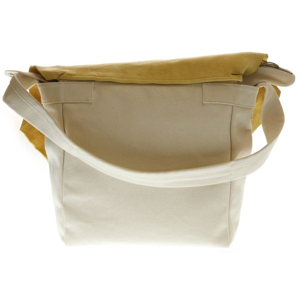 VISVIM(ヴィスヴィム) 22SS UT.SATCHEL DEERSKIN サッチェルバッグ ショルダーバッグ ディアスキン アイボリー 0221903003001