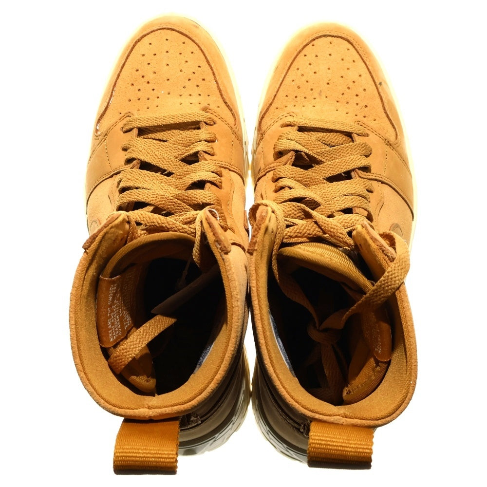 NIKE(ナイキ) Women's Air Jordan 1 Brooklyn Wheat/Muslin ウィメンズ エアジョーダン1 ブルックリン ウィート/モスリ 厚底スニーカー ベージュ モカ FJ5737-700