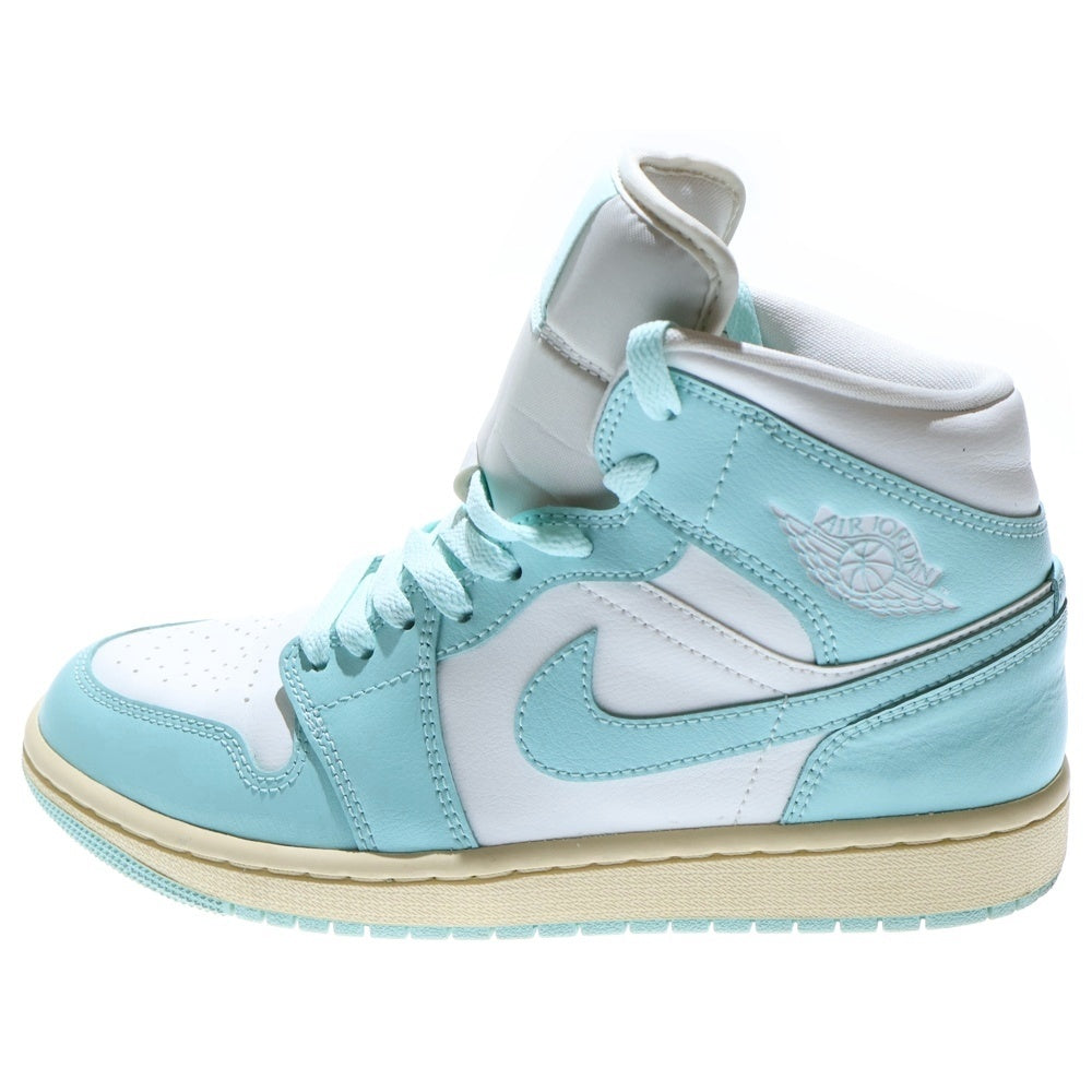 NIKE(ナイキ) Women's Air Jordan 1 Mid Light Dew ウィメンズ エアジョーダン1 ミッド ライトデュー ハイカットスニーカーシューズ ターコイズ US8/25.0cm