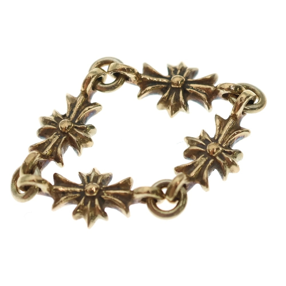 CHROME HEARTS(クロムハーツ) 22K RING TNY E CH PLS P/DIA タイニーE CHプラスリング PAVEダイヤ ゴールド BCA060