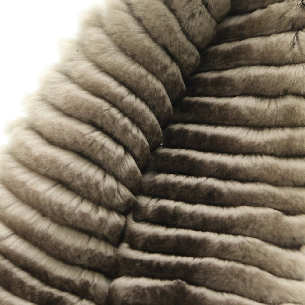 CHANEL(シャネル) ココマーク オリラグ ファーストール マフラー グレー