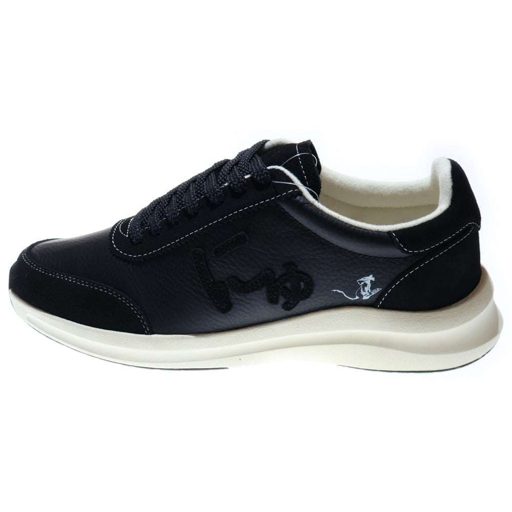 Sangacio(サンガッチョ) にゅ~ず BLOW BRANDALISED バンクシーグラフィティフォト ローカットスニーカー ブラック