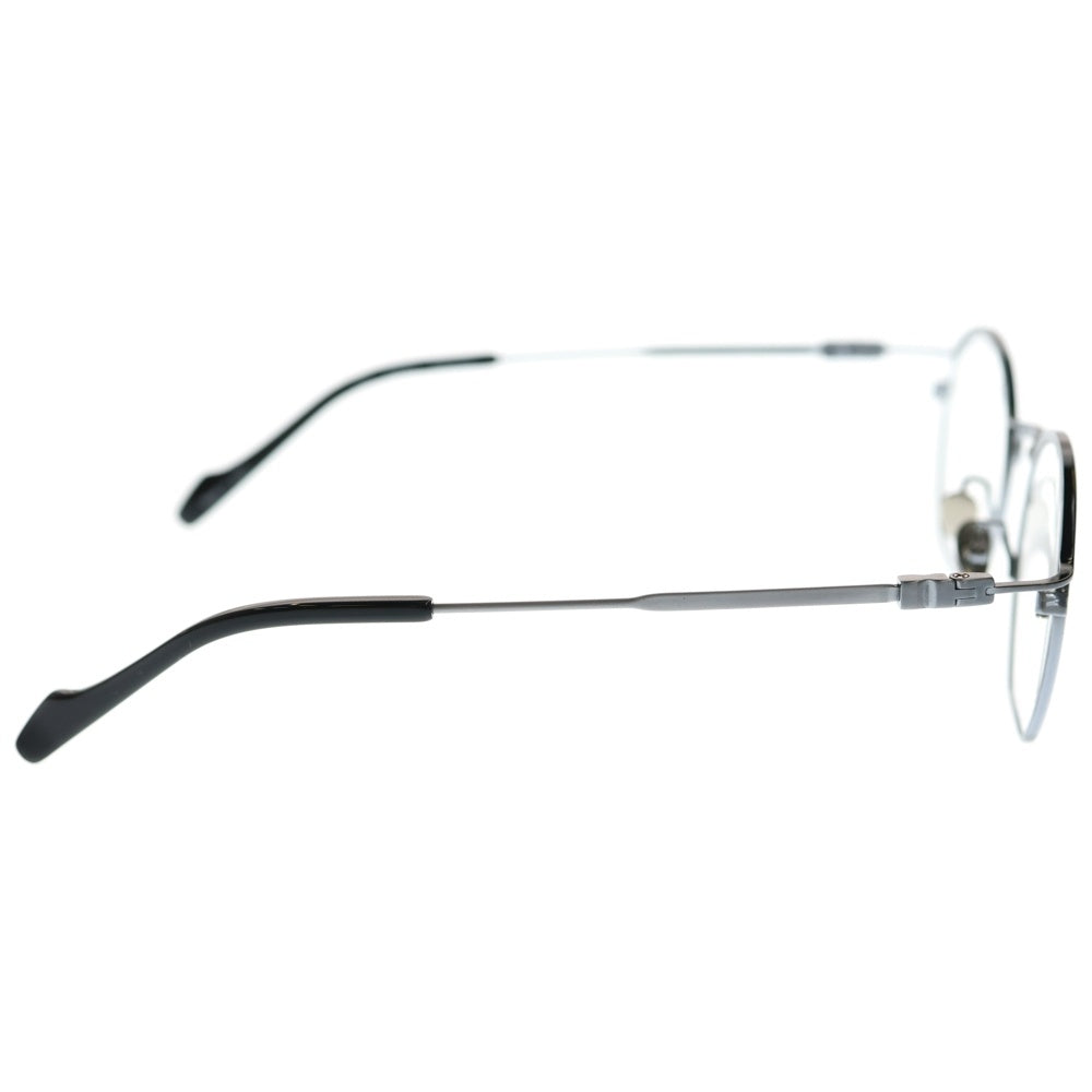 Yohji Yamamoto(ヨウジヤマモト) 変形ラウンド シルバーメタル サングラス 眼鏡 アイウェア 19-0049-3