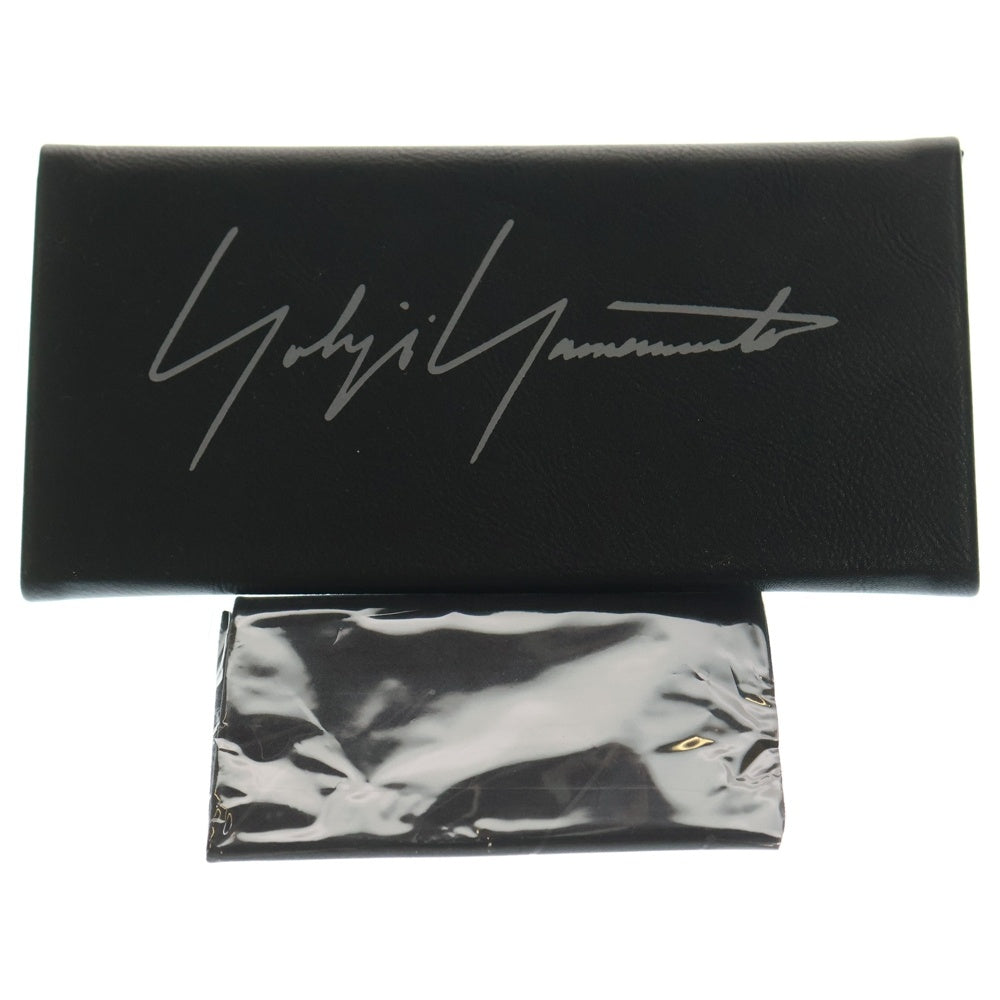 Yohji Yamamoto(ヨウジヤマモト) 変形ラウンド シルバーメタル サングラス 眼鏡 アイウェア 19-0049-3