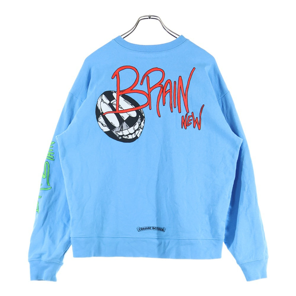 CHROME HEARTS(クロムハーツ) MATTY BOY PRO BRAIN NEW SWEATSHIRTS マッティボーイ ブレインニュー スウェットトレーナー ブルー